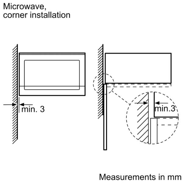 BOSCH BFL520MS0 Built-In Microwave Oven, 20 Lt | Bosch| Image 4