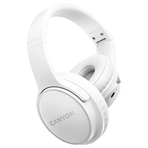 CANYON OnRiff 4 Over-Ear Wireless Headphones with Microphone, White  | Canyon| Image 2