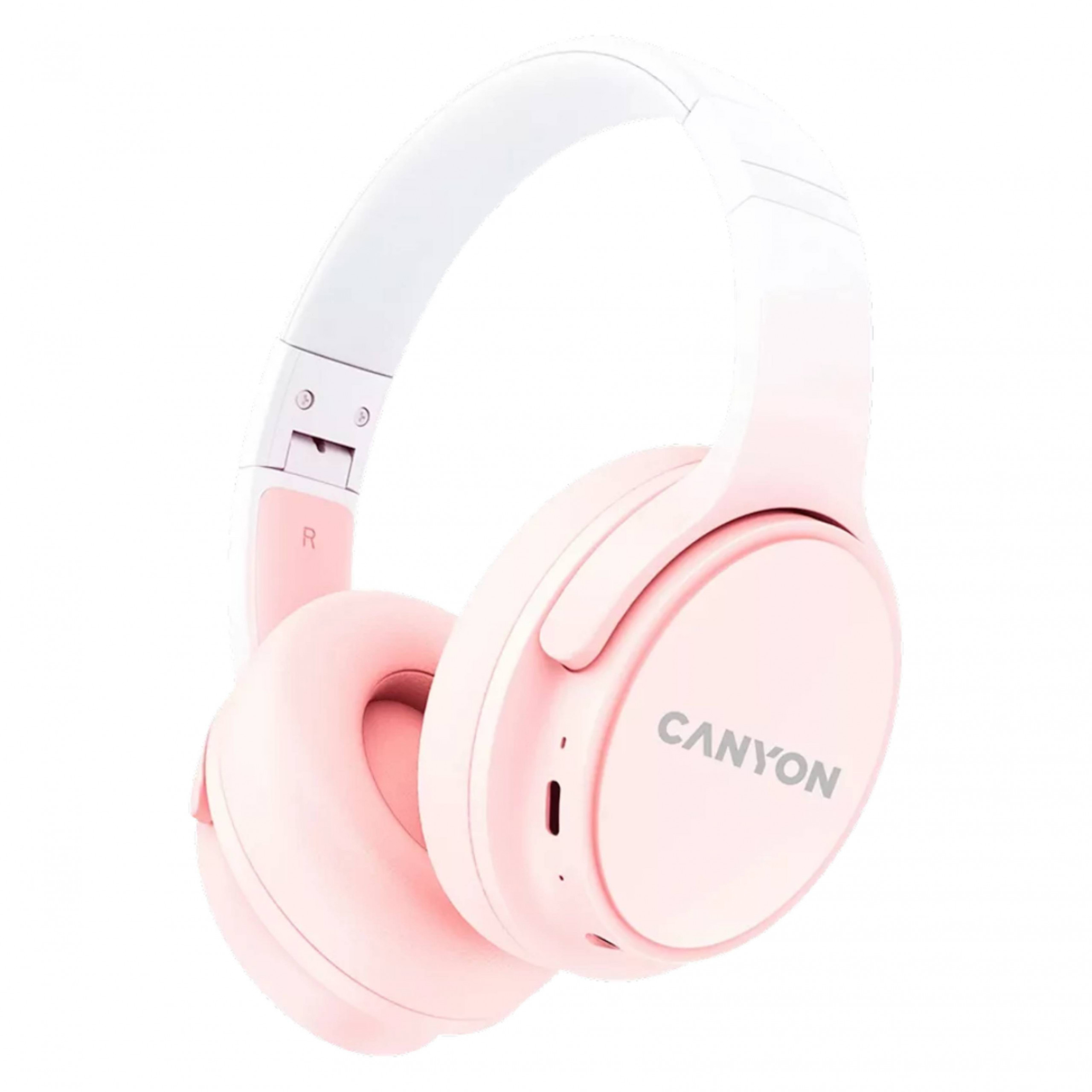 CANYON OnRiff 4 Over-Ear Ακουστικά με Μικρόφωνο, Ροζ