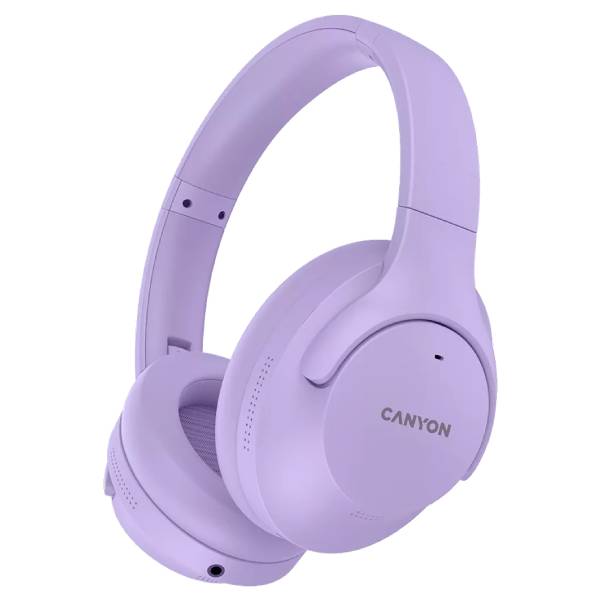 CANYON Over-Ear OnRiff 10 Wireless Headphones with Microphone, Purple