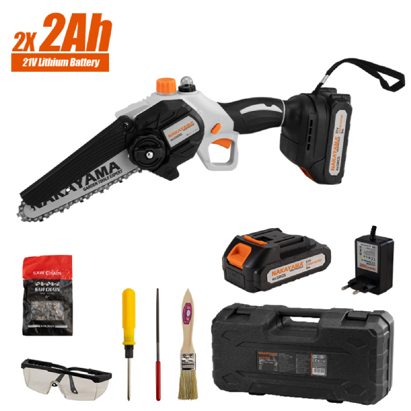 NAKAYAMA EC1100 Cordless Pruning Chainsaw 21V, 2Χ2.0Αh