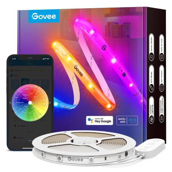 Govee RGBIC LED Light Strip Pr Coating, Ταινία LED RGBIC με Προστατευτικό Κάλυμμα