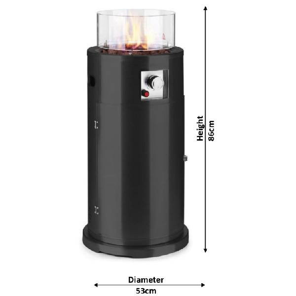 MATESTAR MAT-5004BK Θερμάστρα Υγραερίου, Εξωτερικού Χώρου | Matestar| Image 2