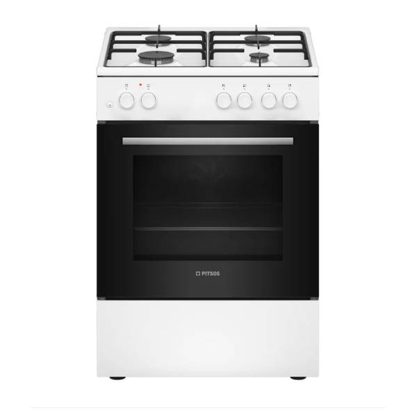 PITSOS PAF003D20 Free Standing Gas Cooker, White