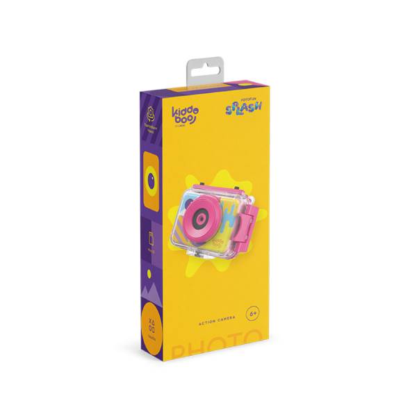 KIDDOBOO KBS7PNK Kids Action Camera, Pink | Kiddoboo| Image 4