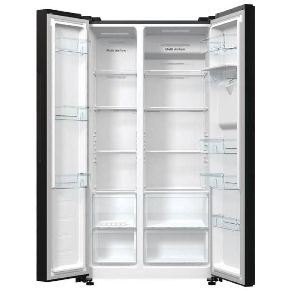 HISENSE RS711N4WFE Refrigerator Side by Side, With Water Tank, Graphite Gray | Hisense| Image 3