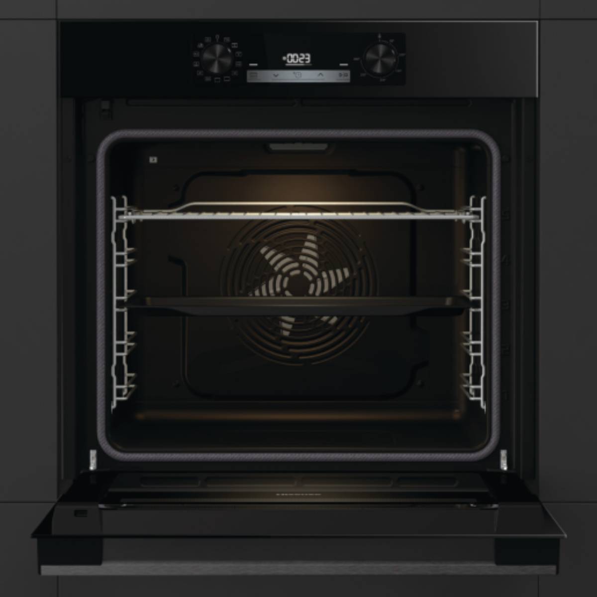 HISENSE Set Built-in Pyrolysis Oven & Induction Cooker, Black | Hisense| Image 3