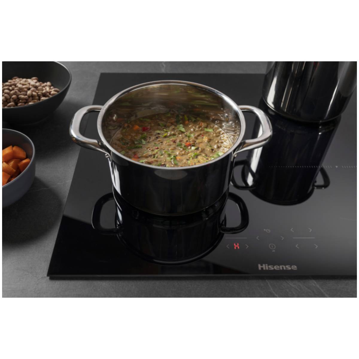 HISENSE Set Built-in Pyrolysis Oven & Induction Cooker, Black | Hisense| Image 5