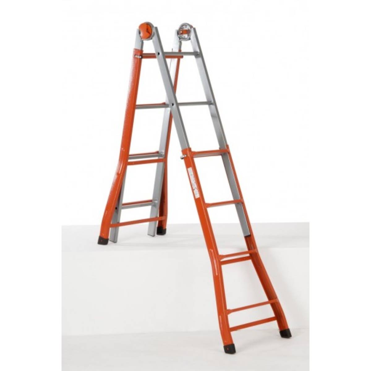 GIERRE GA0040 Metal Telescopic Double Ladder 4+4 Steps | Gierre| Image 3