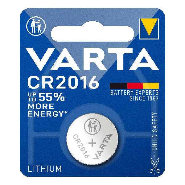 VARTA CR2016, Mπαταρία Λιθίου