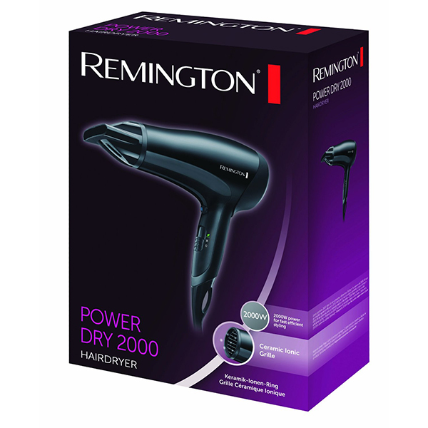 REMINGTON D3010 Πιστολάκι Μαλλιών, Μαύρο | Remington| Image 2