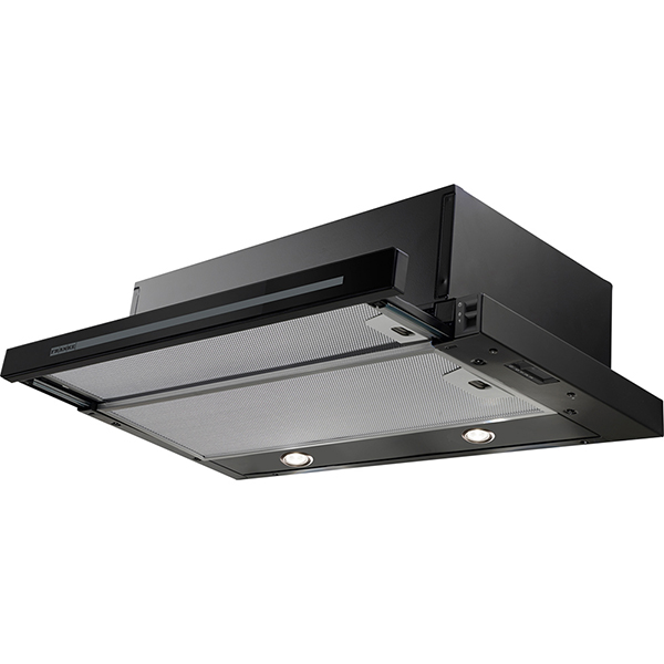 FRANKE FSM601BL/GL Telescopic Built-In Hood, Black Glass