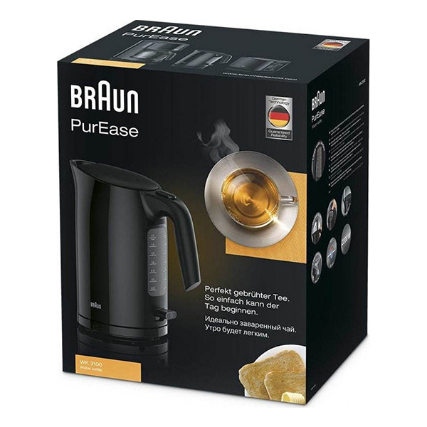 BRAUN WK3100BK Purease Βραστήρας, Μαύρο | Braun| Image 2