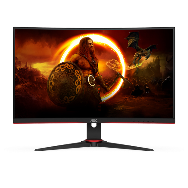 AOC C32G2ZE/BK Κυρτή Gaming Οθόνη Ηλεκτρονικού Υπολογιστή, 31.5"