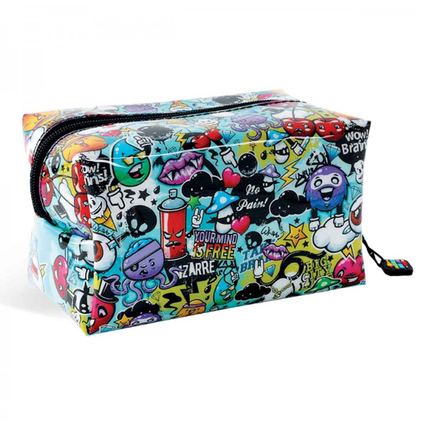 ITOTAL XL1915 Pencil Case with Graffiti Design