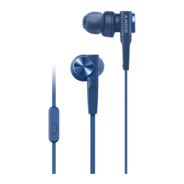 SONY MDRXB55APL.CE7 In-Ear Wired Headphones, Blue