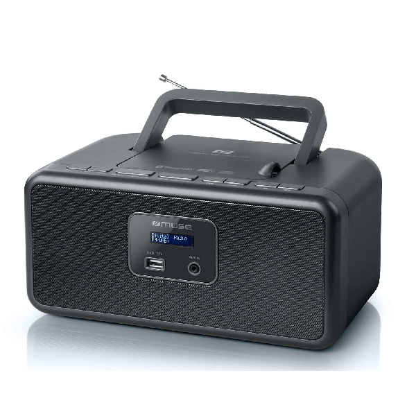 MUSE M-32 DB Portable Radio, Black