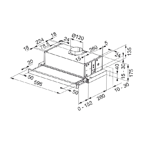 FRANKE FLEX ECO 60 Telescopic Hood | Franke| Image 3