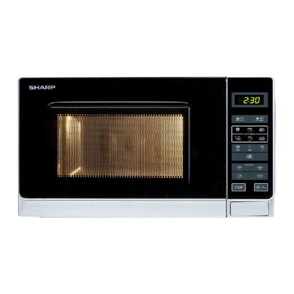 SHARP R242INW Microwave Oven, Inox