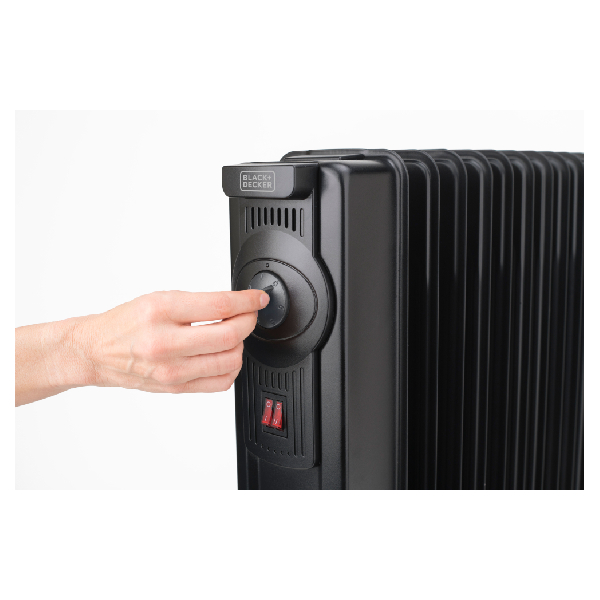 BLACK & DECKER BXRA2000E Oil Radiator, Black | Black-decker| Image 2