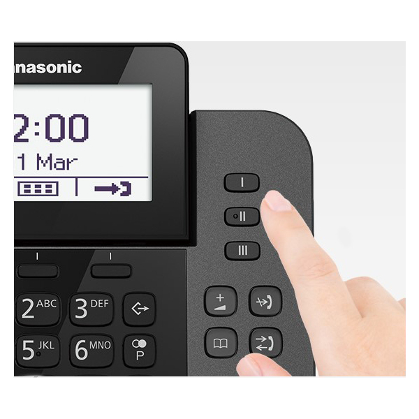 PANASONIC KX-TGF310EXM Combo Σταθερό & Ασύρματο Τηλέφωνο | Panasonic| Image 4