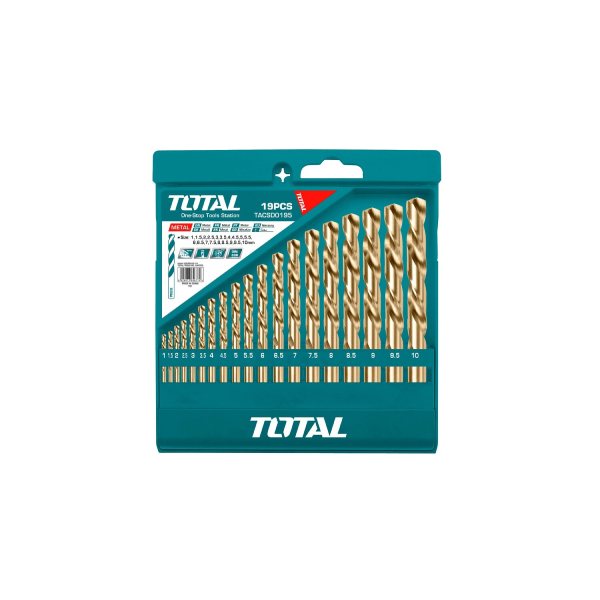 TOTAL TOT-TACSD0195 Set Metal Drill Bits 19pcs | Total| Image 2