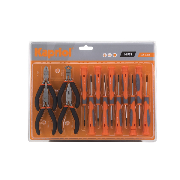 KAPRIOL KAP33556 Set of Screwdrivers and Pliers