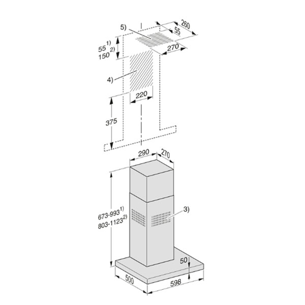 MIELE DAW 1620 Active EDST Chimney Hood, Inox | Miele| Image 3