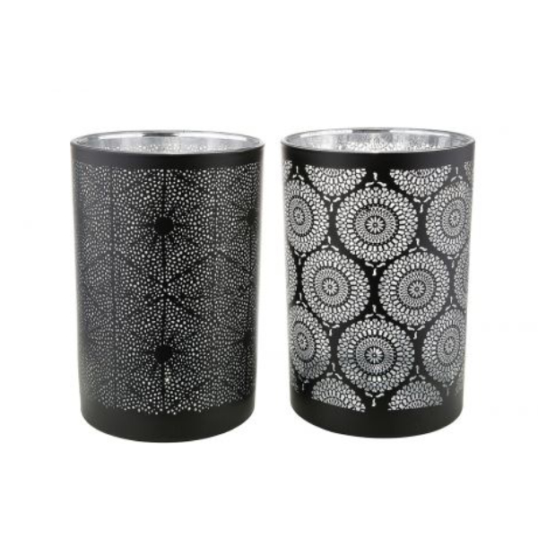 Flake Stormlight Candle Holder, Black | Gilde| Image 2