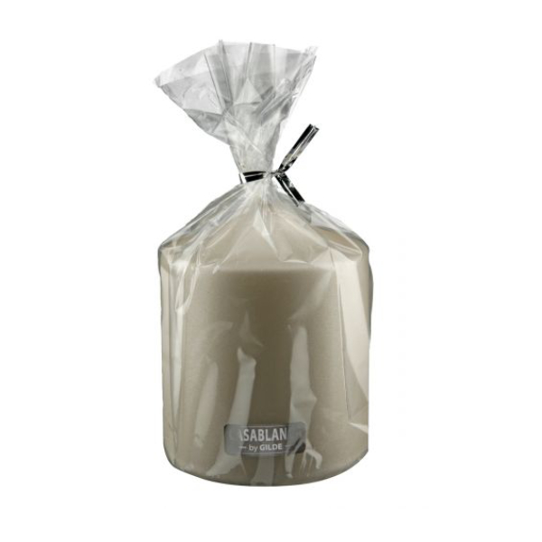 Wax Pillar Candle, Champagne | Gilde| Image 2