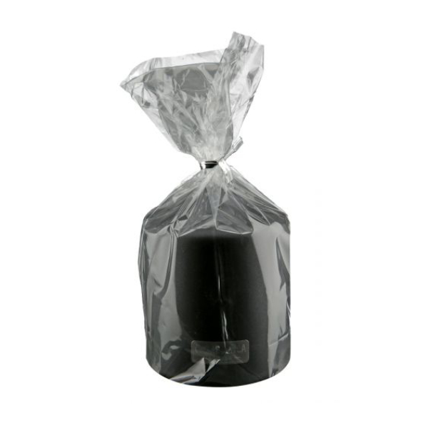 Wax Pillar Candle, Black Metallic | Gilde| Image 2