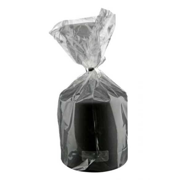 Wax Pillar Candle, Black Metallic | Gilde| Image 2