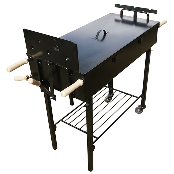 Charcoal Grill Cypriot Foukou DELUXE Black 80Χ36 cm | Korakas| Image 3