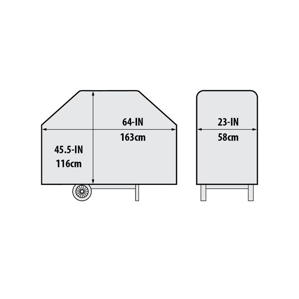 BROIL KING 67488 Κάλυμμα Ψησταριάς 163x58x116 cm | Broil-king| Image 4