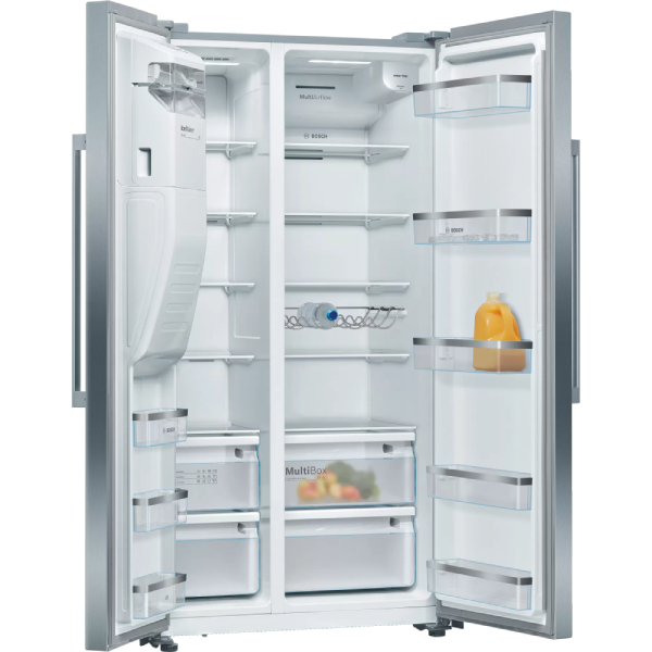 BOSCH KAD93AIEP Side by Side Refrigerator, With Direct Water Connection, Inox | Bosch| Image 2