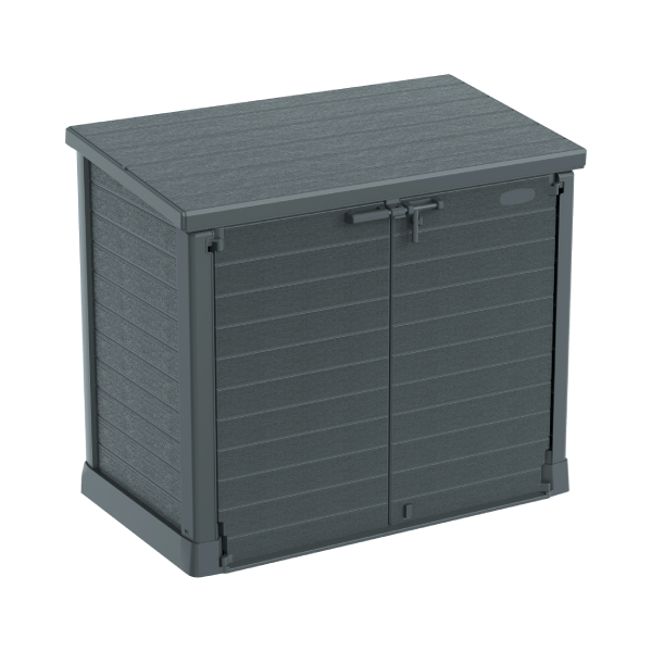 DURAMAX 86630-1200L FLAT Outdoor Storage Cabinet 145X82.5X125cm Grey