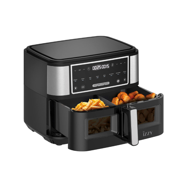 IZZY 224915 IZ-8225 Air Fryer XXL 10 lt Dual Zone, Black | Izzy| Image 2