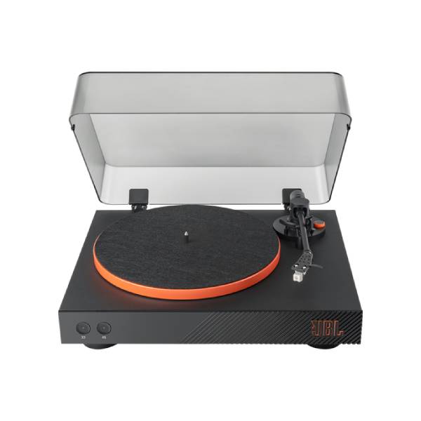 JBL Spinner BT Turntable with Bluetooth, Black / Orange