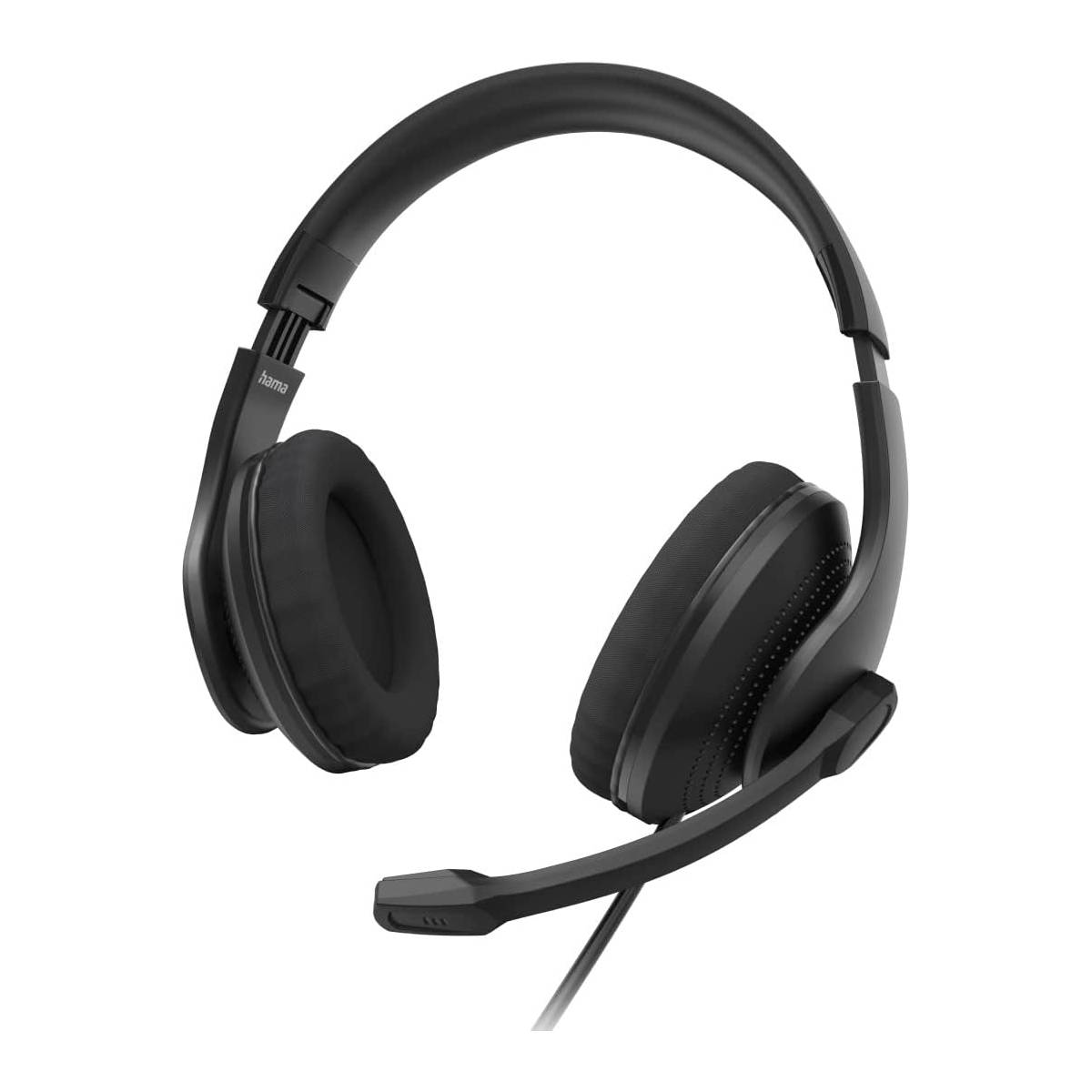 HAMA 00139935 Over-Ear Wired Headphones, Black