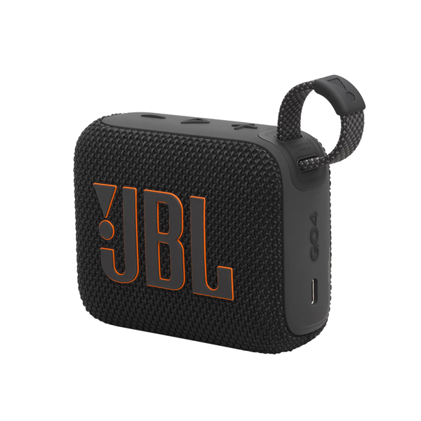 JBL Go 4 Portable Bluetooth Waterproof Speaker, Black