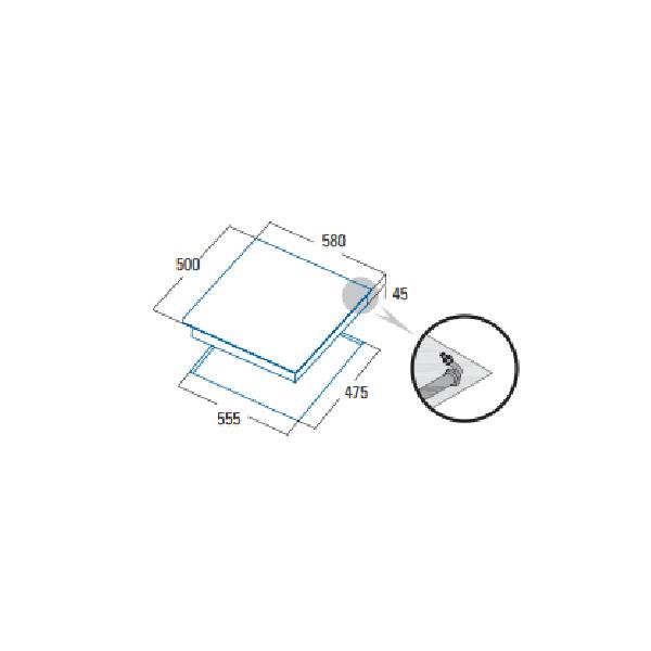 CATA GI 6004 X Εστία Υγραερίου, Inox | Cata| Image 2