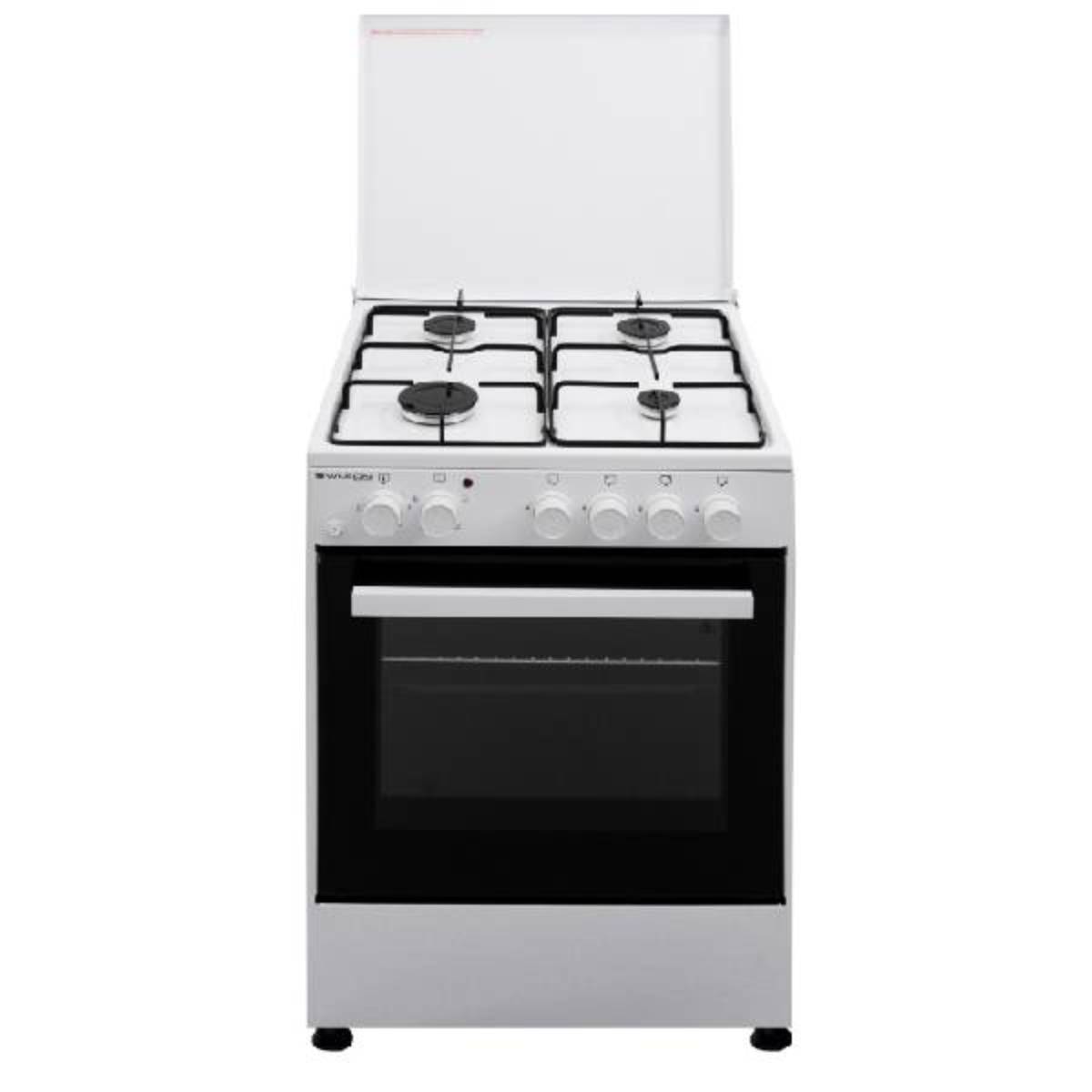 WILSON WC664GFEB4W Free-Standing Gas Cooker with Electric Oven, White 