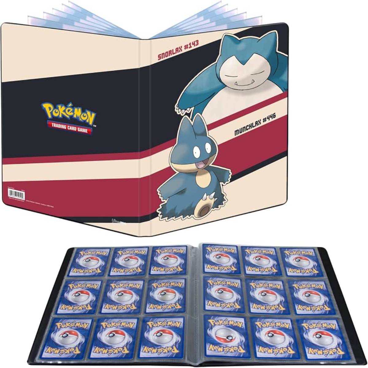 ULTRA PRO-Pokémon TCG: Snorlax & Munchlax 4-Pocket Ντοσιέ | Pokemon| Image 2