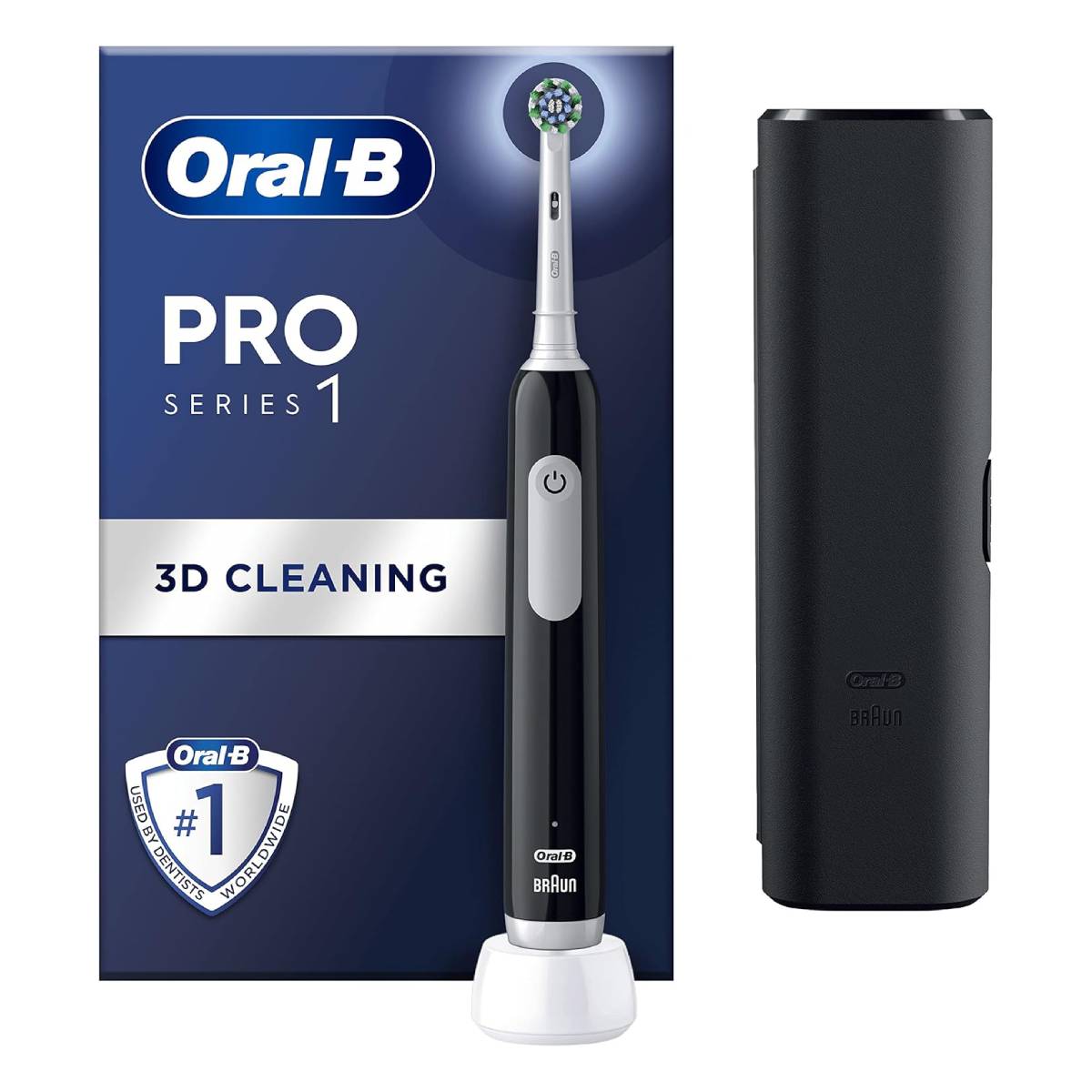 BRAUN Oral B Pro 1 Χ-Clean Ηλεκτρική Οδοντόβουρτσα, Μαύρο | Braun