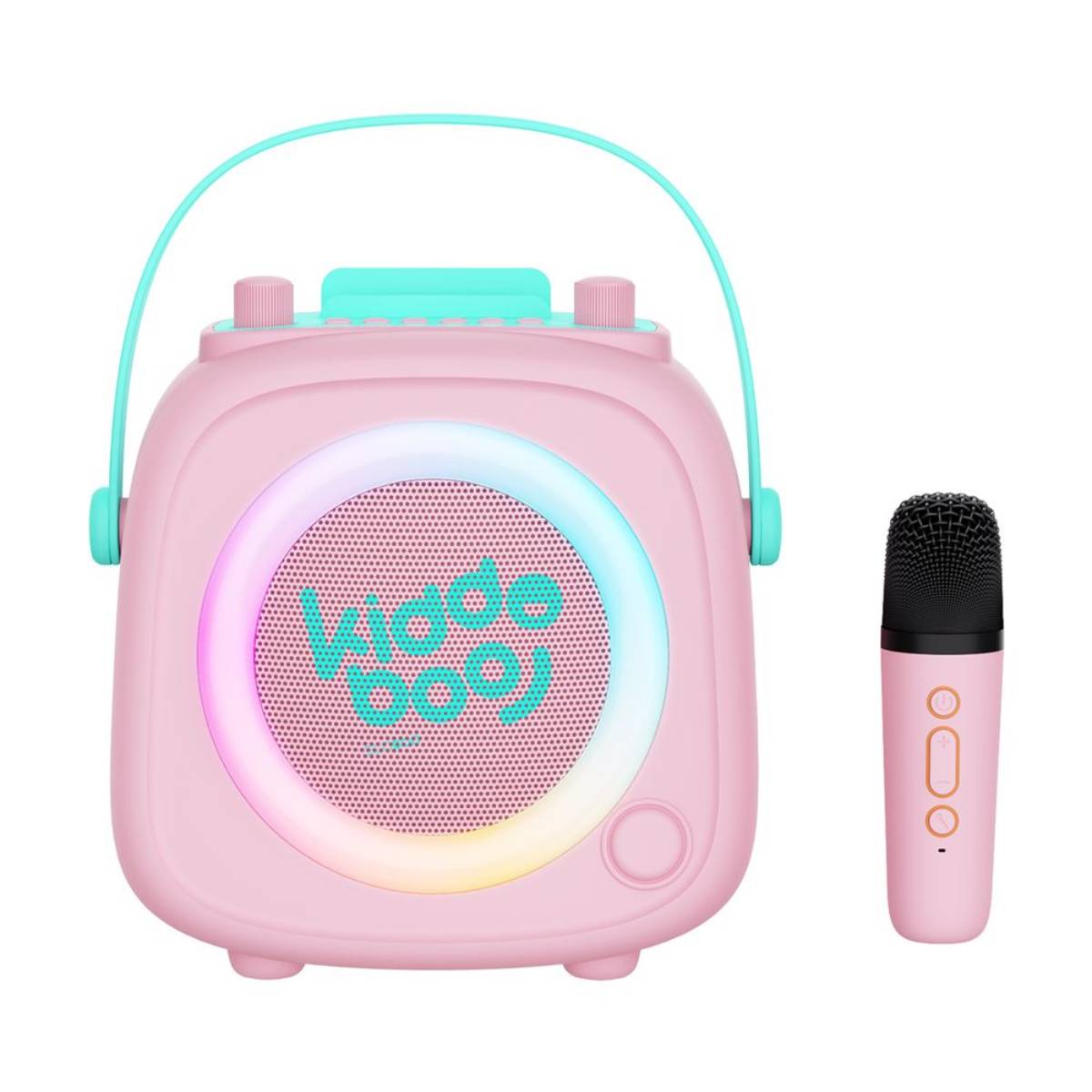 KIDDOBOO KB23028 Portable Karaoke Speaker, Pink