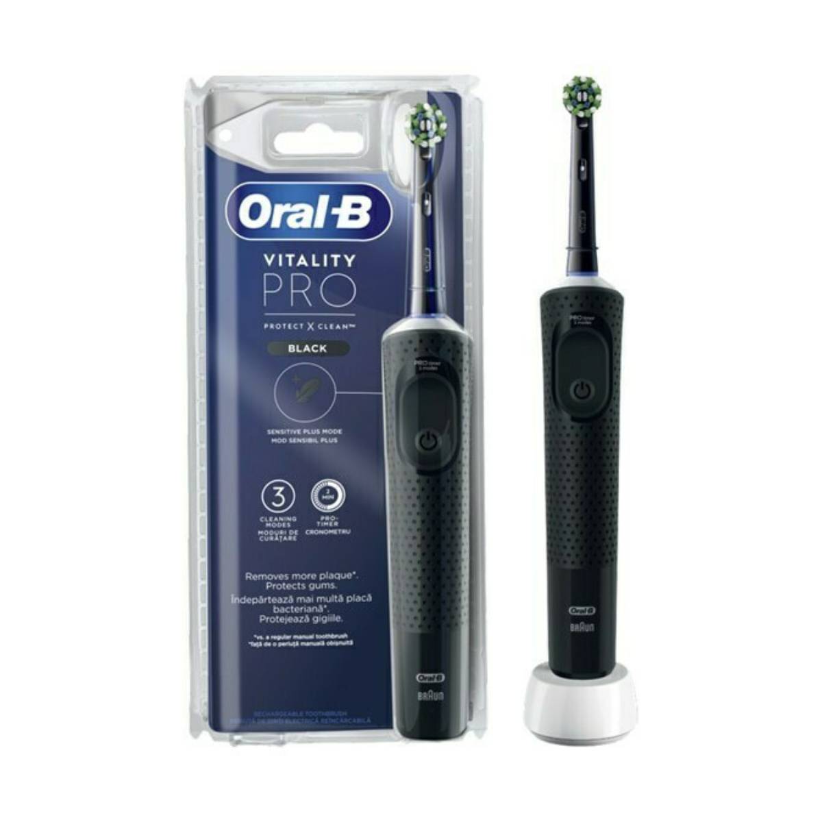 BRAUN Oral-B Vitality Pro X Clean Ηλεκτρική Οδοντόβουρτσα, Μαύρο | Braun| Image 2