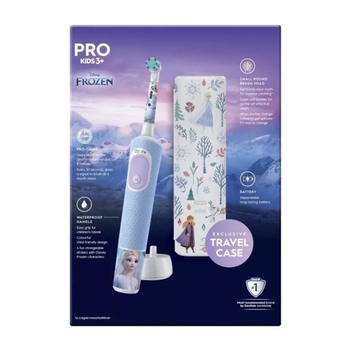 BRAUN Oral B D10 Vitality Pro Ηλεκτρική Οδοντόβουρτσα για Παιδιά, Frozen | Braun| Image 2