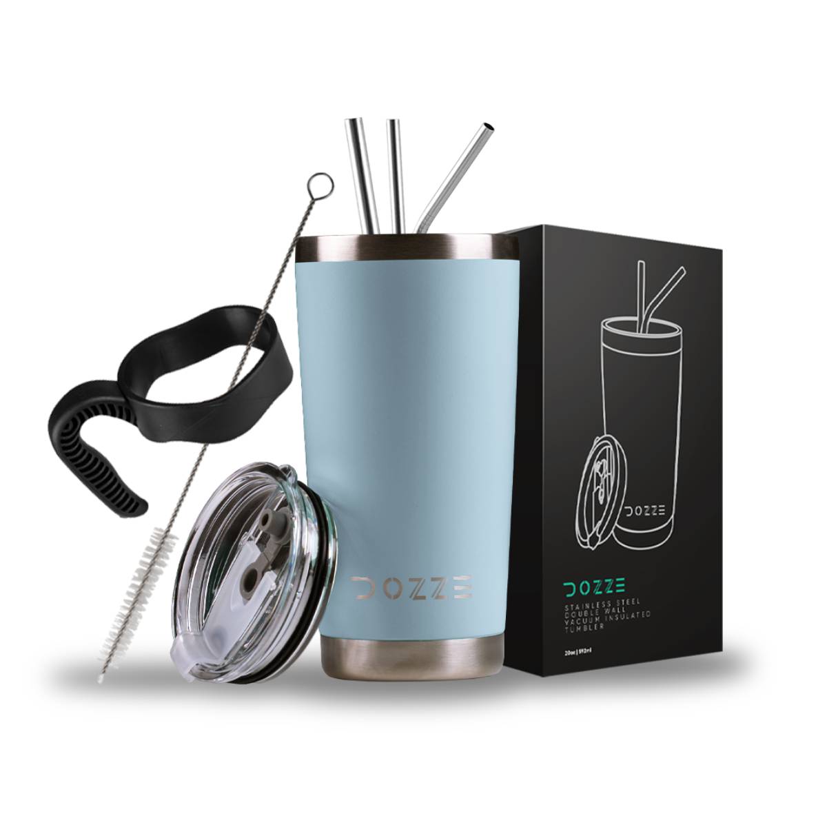 DOZZE Explorer Tumbler Ταξιδιωτικός Θέρμος 590ml, Γαλάζιο