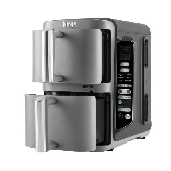 NINJA SL451EU Double Stack XL 2 Air Fryer with Stacking Drawers 9.5 Litres, Grey | Ninja| Image 3