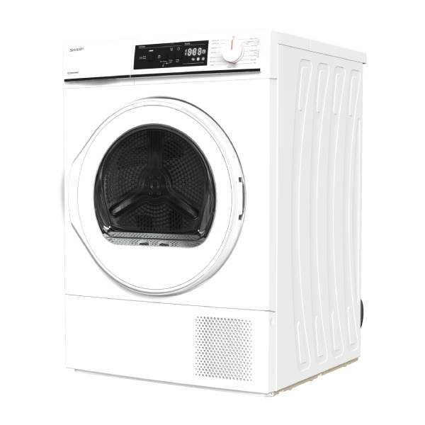 SHARP KD-NHA8S6GW21EE Dryer 8kg, White | Sharp| Image 4